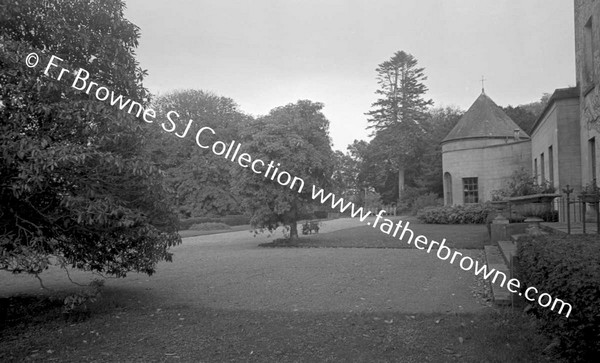 MOUNT CONGREVE  EAST TOWER AND TERRACE FROM STEPS